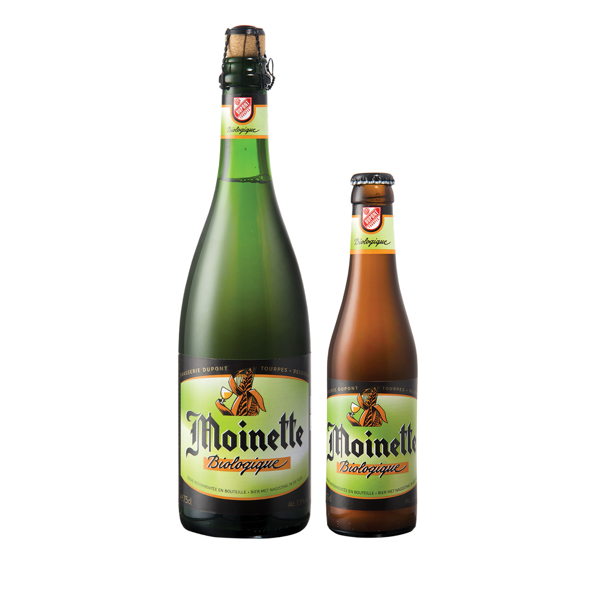 5410702000539 Moinette Bio 33cl - Packshot officiel bouteille haute définition Brasserie Dupont